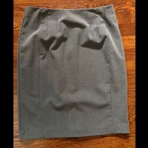 Grey pencil skirt